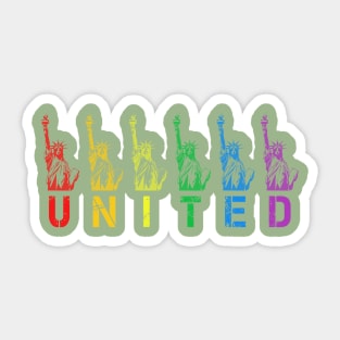 UNITED PEOPLE Sticker